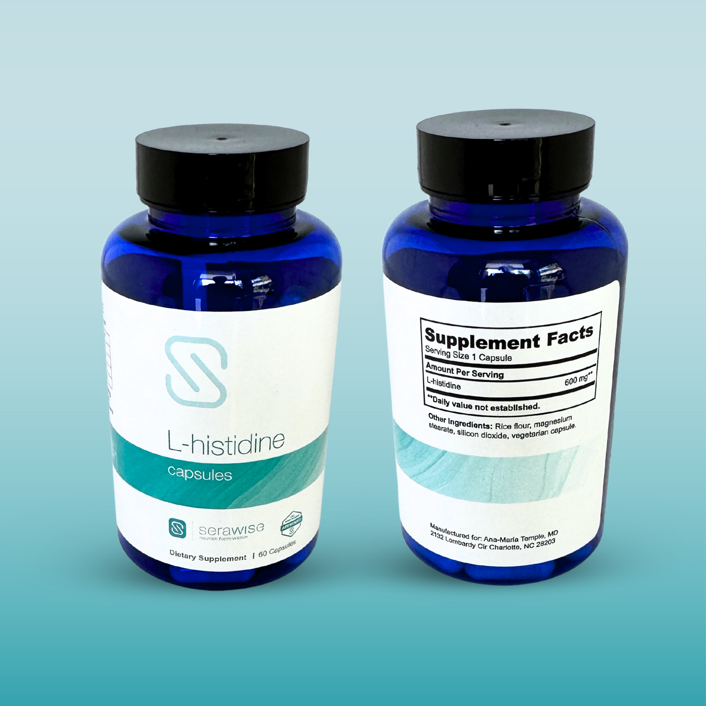 L-Histidine 600mg Capsules