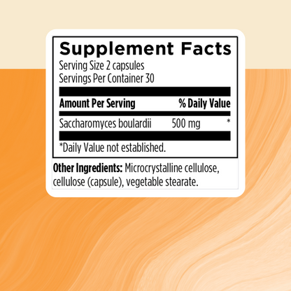 Saccharomyces Boulardii | 3 Billion CFU