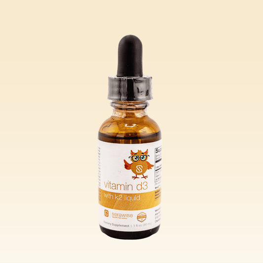 Organic Liquid Vitamin D3 with K2